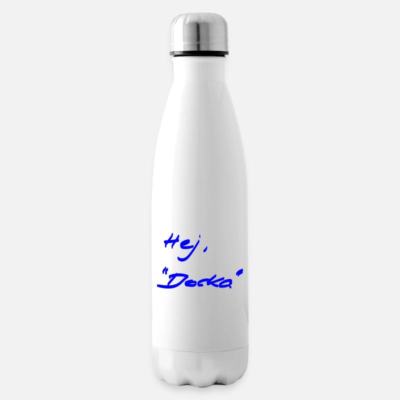 Welcome - different - Swedish - Insulated Water Bottle - white
