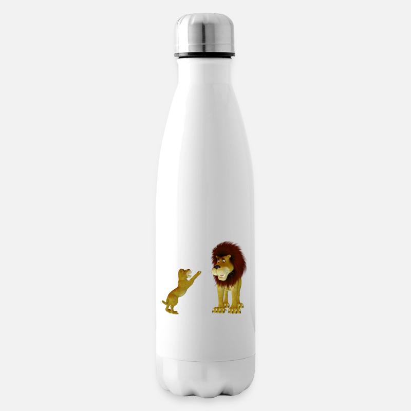 le Lion - Bouteille isotherme - blanc