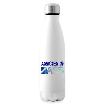 Addicted to bass - Insulated Water Bottle - white - Right