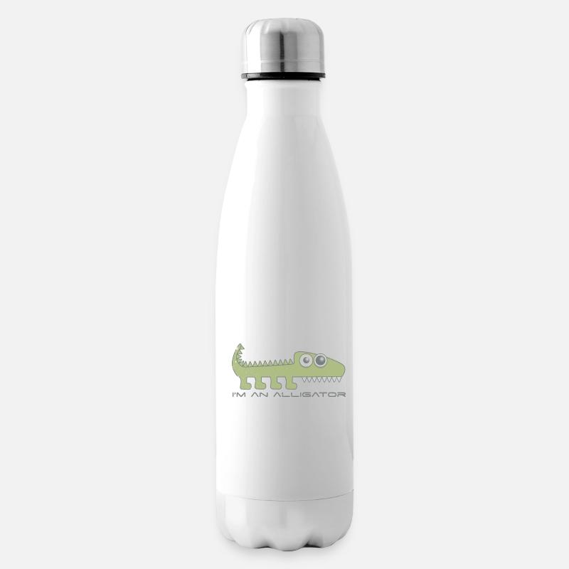 Ich bin ein Alligator - Isolierflasche - Weiß