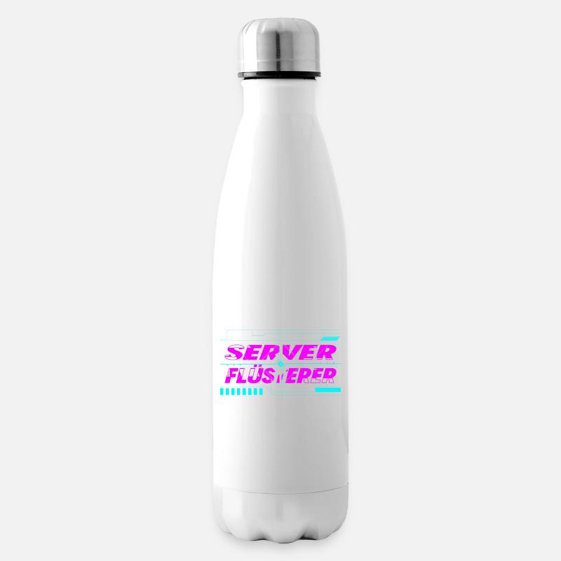 Server Flüsterer - Isolierflasche - Weiß
