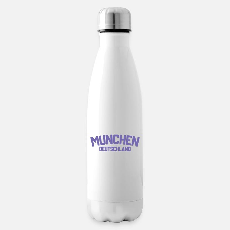 München Deutschland - Isolierflasche - Weiß