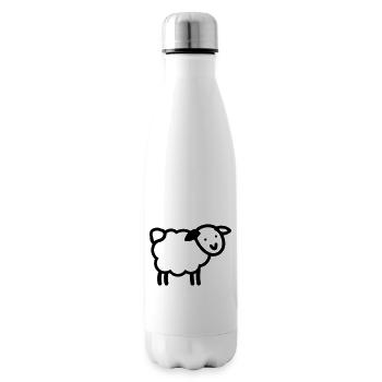 Schaf - Isolierflasche - Weiß - Rechts