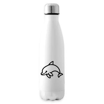 Delfin - Isolierflasche - Weiß - Rechts