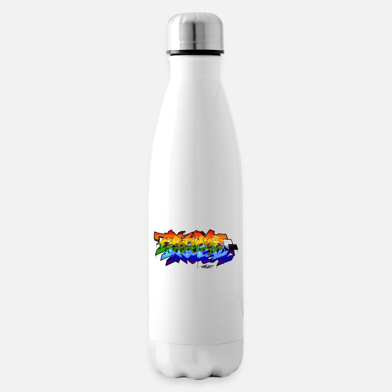 Spectrum Graffiti - Isolierflasche - Weiß