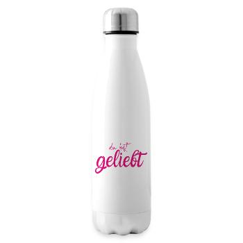 Du bist geliebt - Isolierflasche - Weiß - Rechts