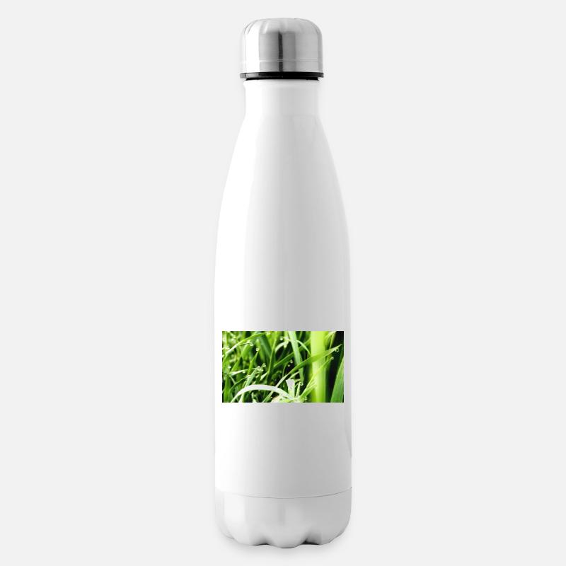 Herbe du matin - Bouteille isotherme - blanc