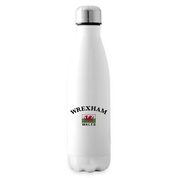 Wrexham, Wales - Insulated Water Bottle - white - Right