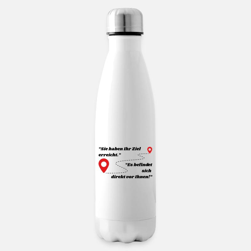Pfad der Entdeckung: Lerne Neues kennen!  - Isolierflasche - Weiß