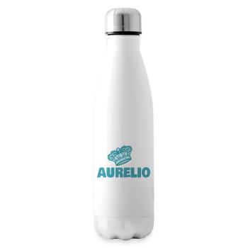 Geschenk für Aurelio - Isolierflasche - Weiß - Rechts
