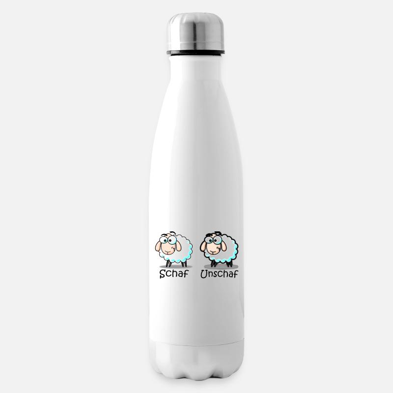 Schaf - Isolierflasche - Weiß