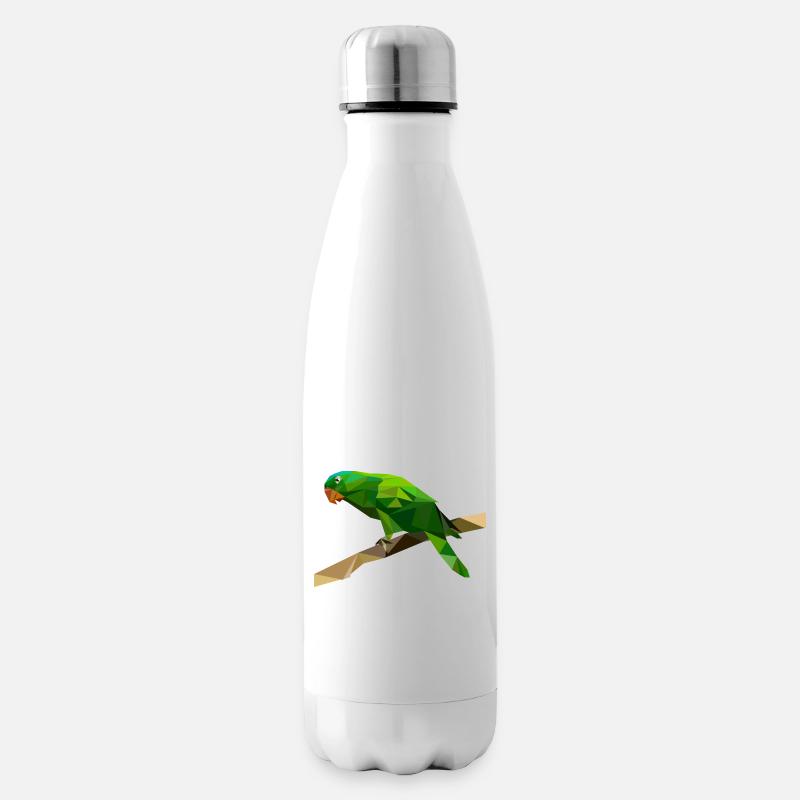 perroquet - Bouteille isotherme - blanc