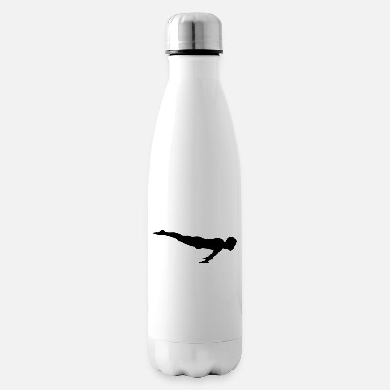 Turnen, Turner - Isolierflasche - Weiß