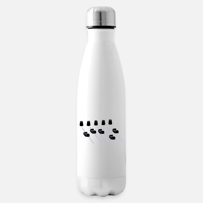music mixer - Isolierflasche - Weiß
