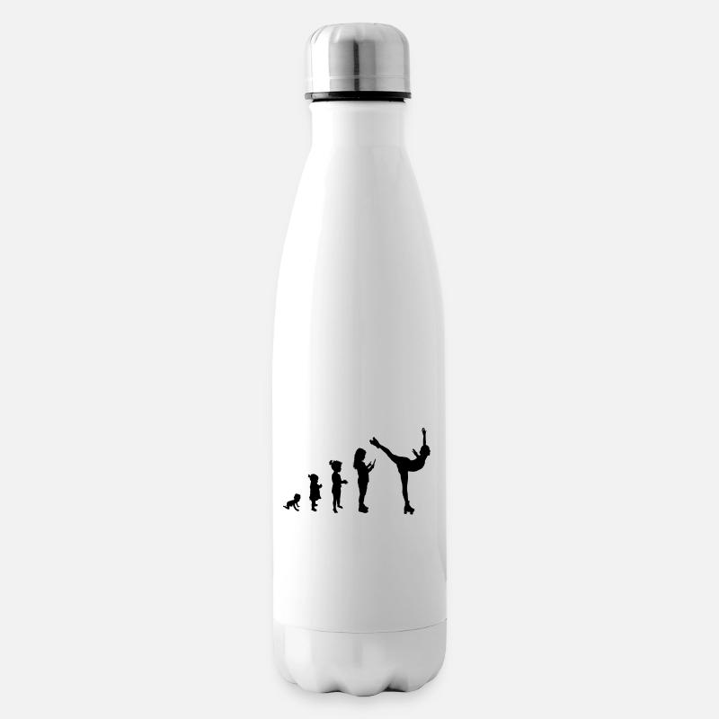 Evolution roller skating 1 - Isolierflasche - Weiß