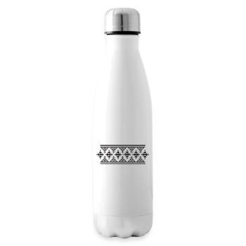 Motif kabyle - Bouteille isotherme - blanc - Droite