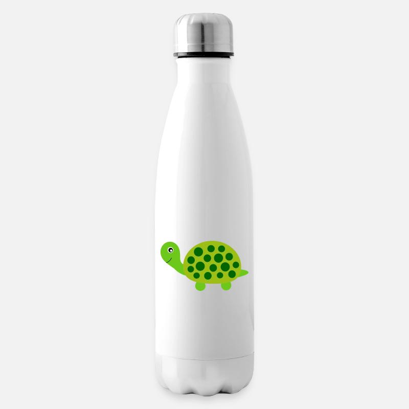 Schildkröten Schildkröten - Isolierflasche - Weiß