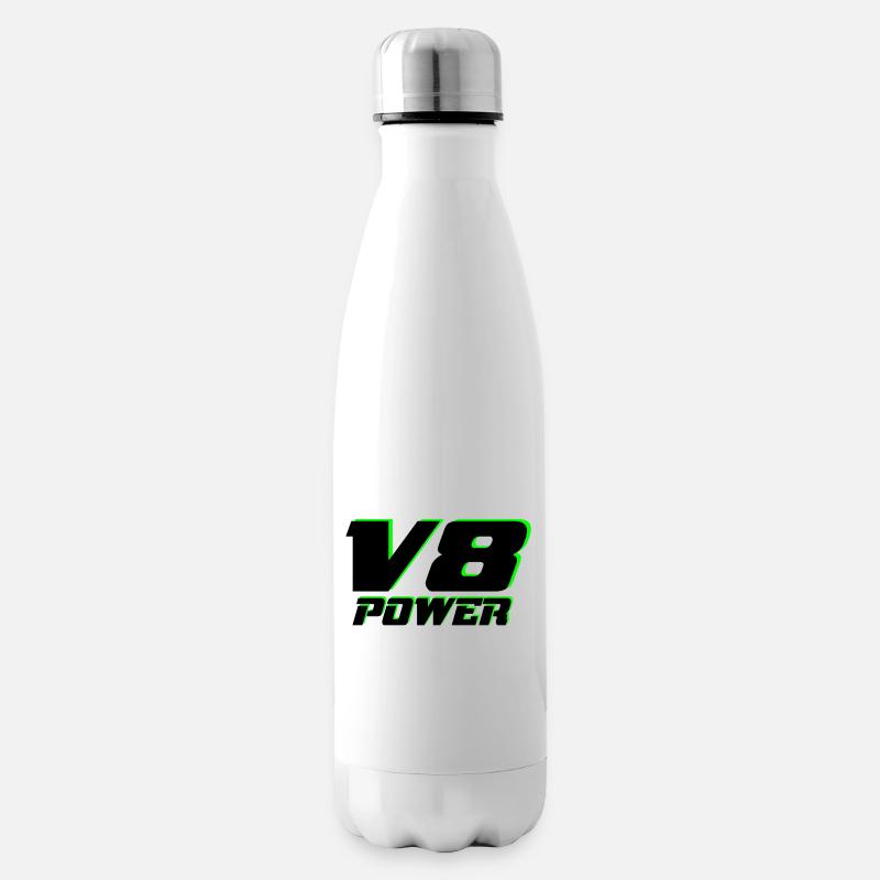 V8 - Insulated Water Bottle - white