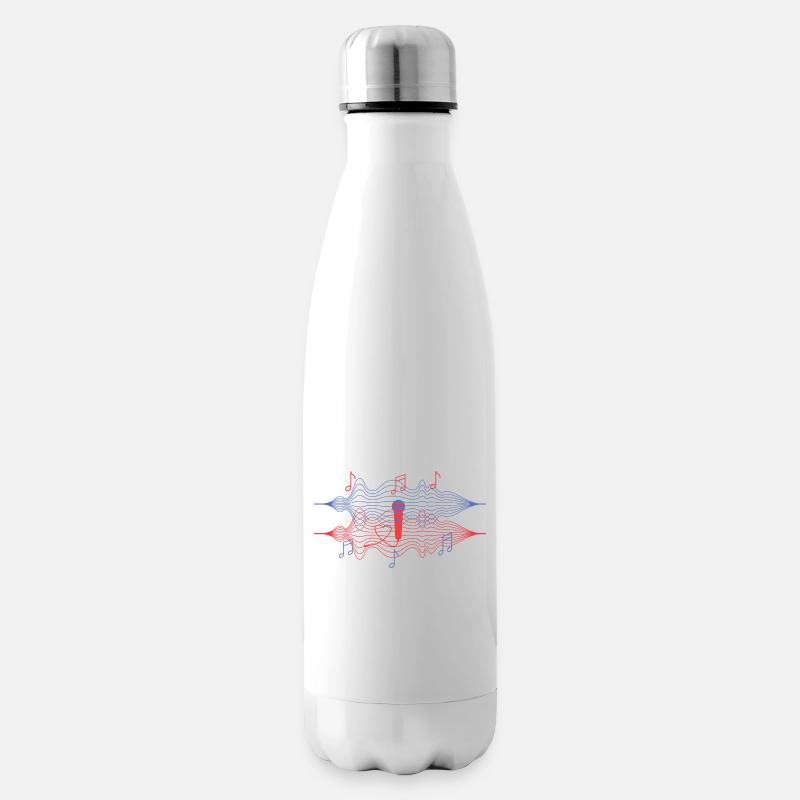 Ich liebe Musik - Isolierflasche - Weiß