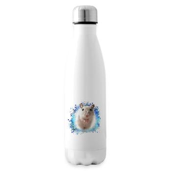 Jumping mouse,mouse,graffiti,painting,shrew - Insulated Water Bottle - white - Right