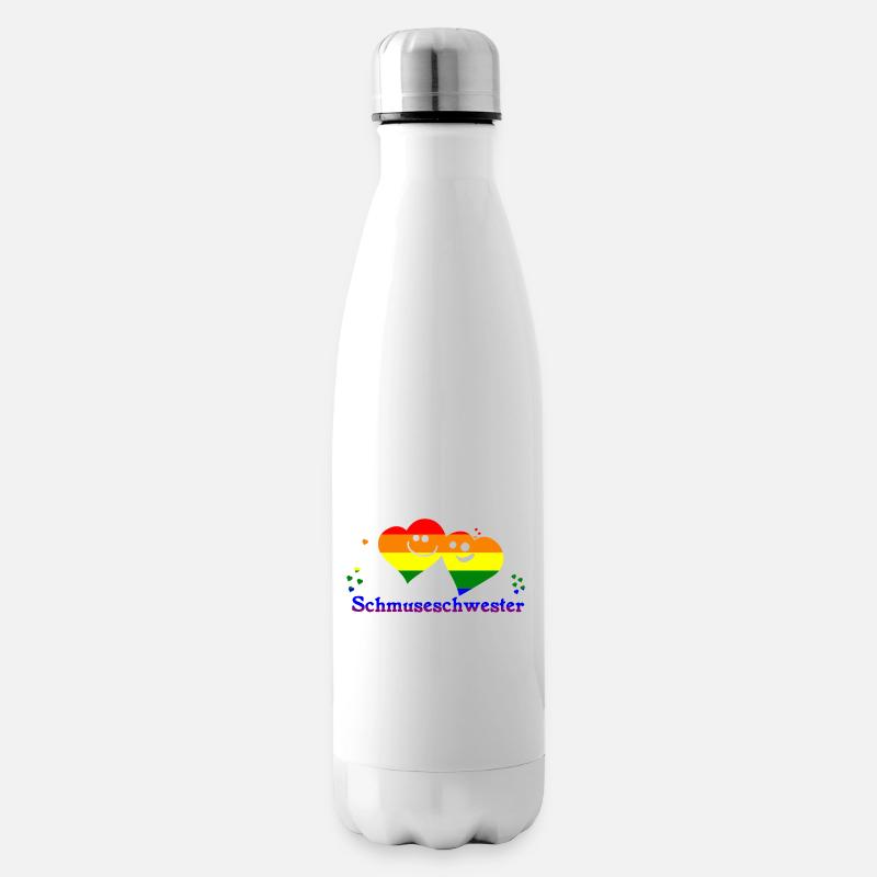 Schmuseschwester - Isolierflasche - Weiß