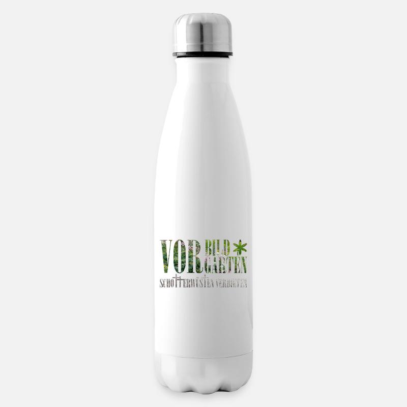 Vorbild Vorgarten - Isolierflasche - Weiß