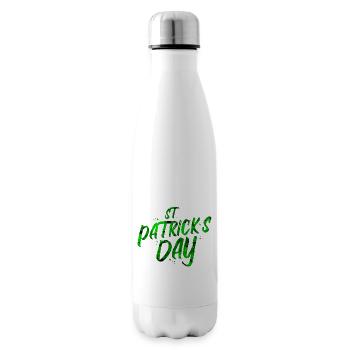 St Patricks Day - Insulated Water Bottle - white - Right