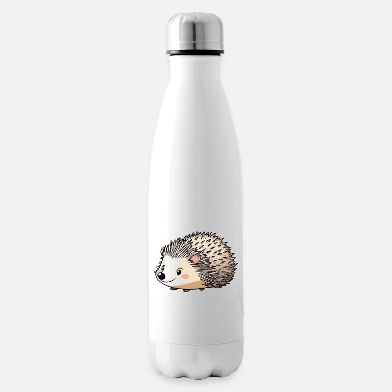 Igel - Isolierflasche - Weiß