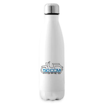 Moped Schwalbe 50 cc Emblem v.2 - Insulated Water Bottle - white - Right
