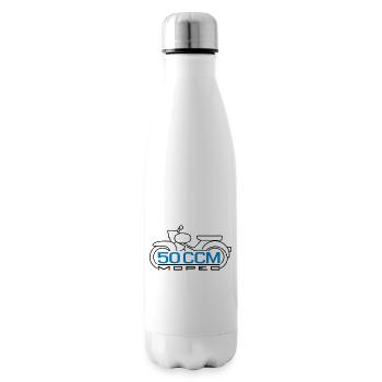 50cc Moped Star Emblem v.2 - Insulated Water Bottle - white - Right