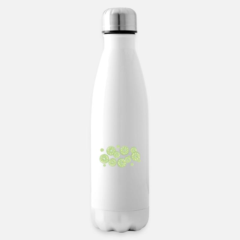 Der Duft der Limetten - Isolierflasche - Weiß
