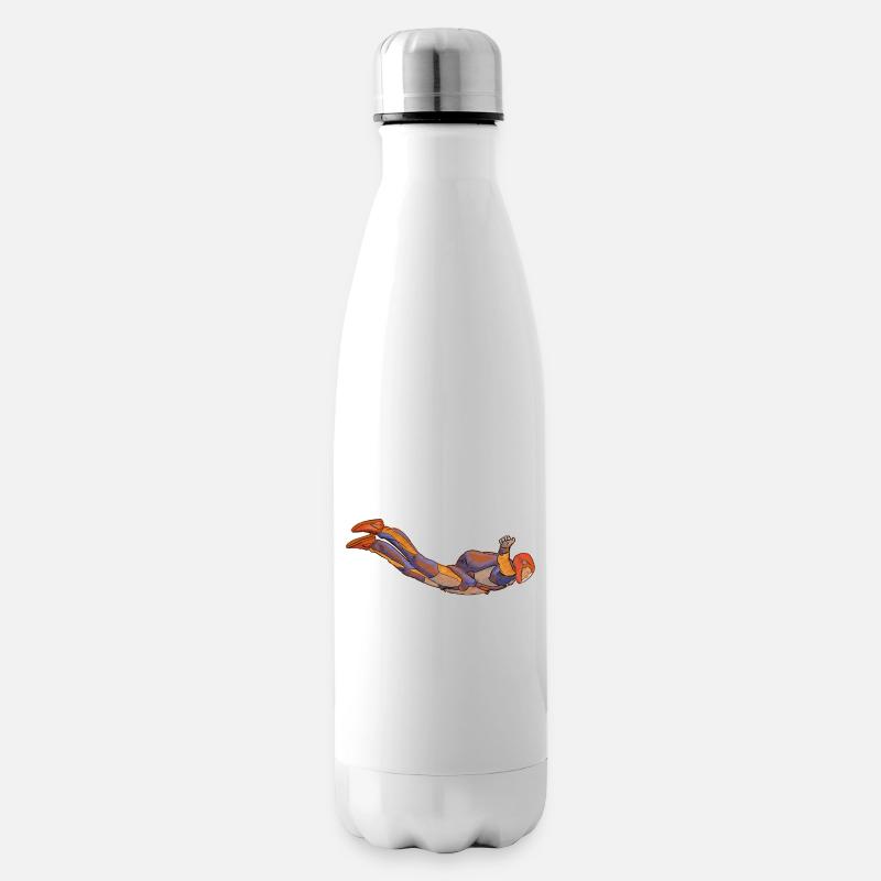 Skydiving - Isolierflasche - Weiß
