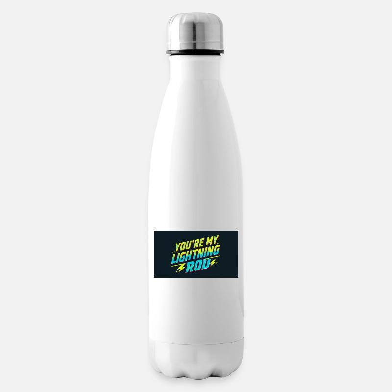 Du bist mein Blitzableiter - Isolierflasche - Weiß