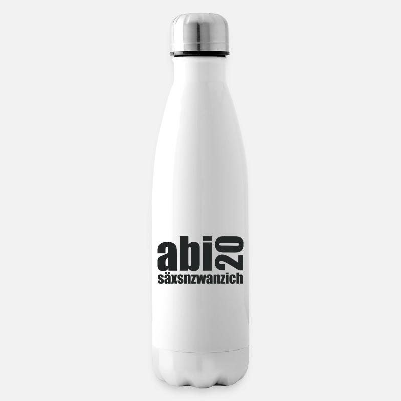 Abi20 Säxsnzwanzich Layout - Isolierflasche - Weiß