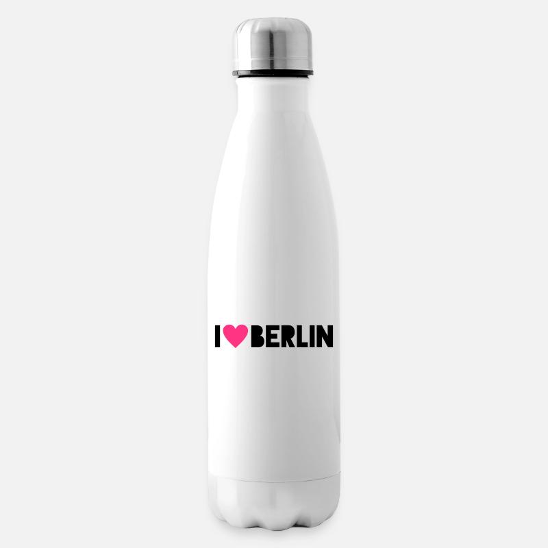 I Love Berlin - Isolierflasche - Weiß