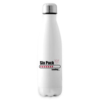 Gym - six pack - sport - Isolierflasche - Weiß - Rechts