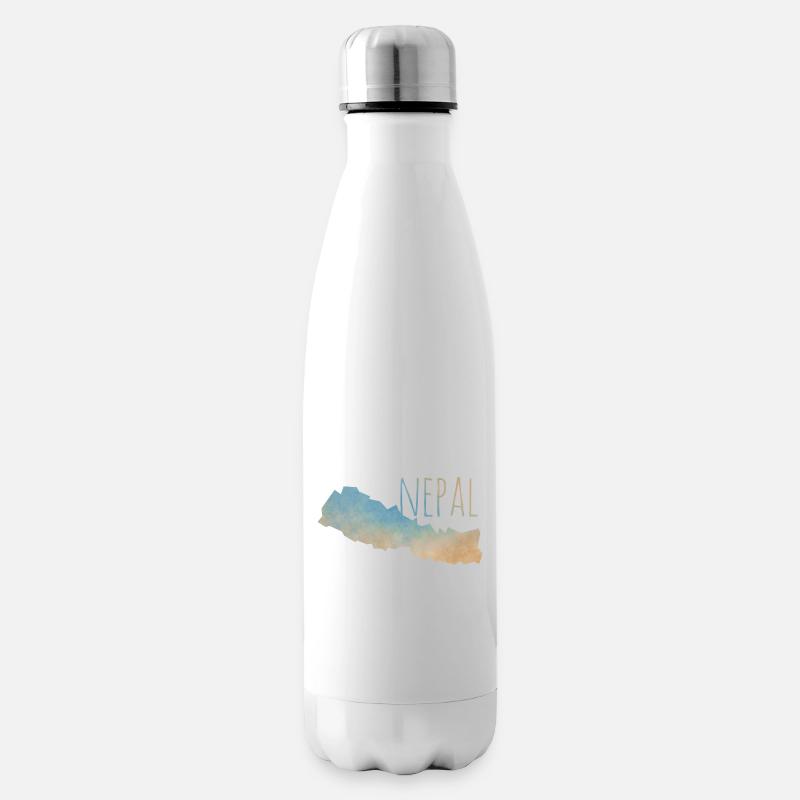 Nepal - Isolierflasche - Weiß