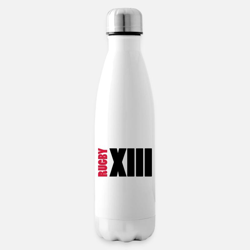 RUBGY XIII - Bouteille isotherme - blanc