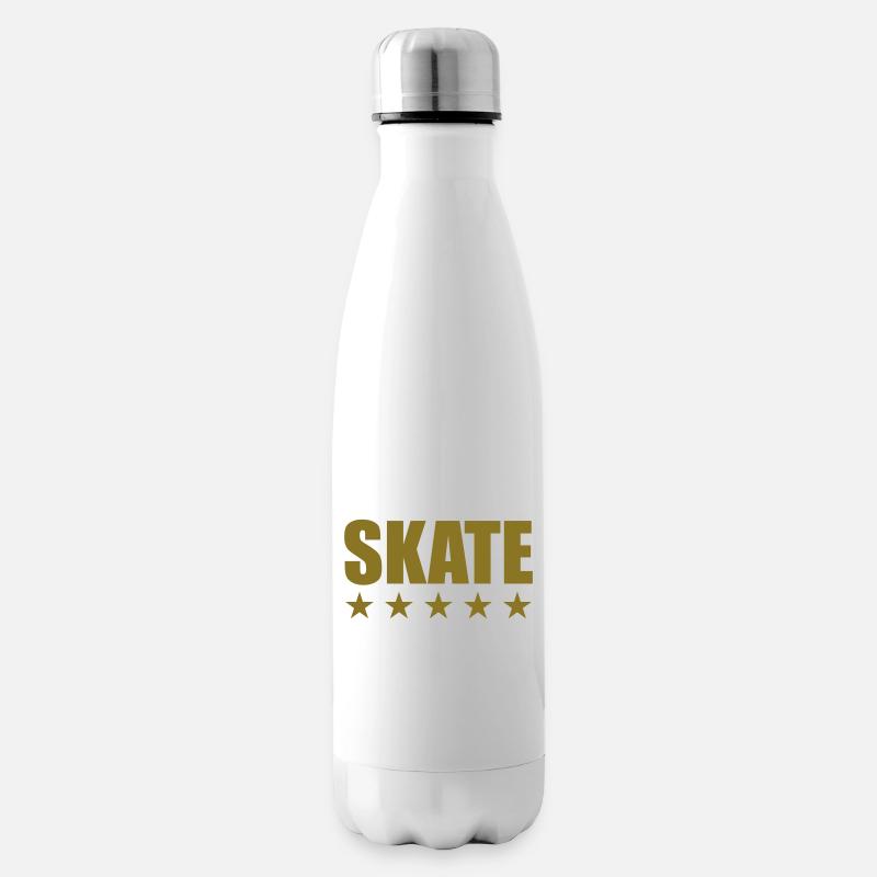 Skate - Bouteille isotherme - blanc