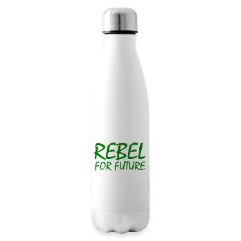 Rebel for future - Insulated Water Bottle - white - Right