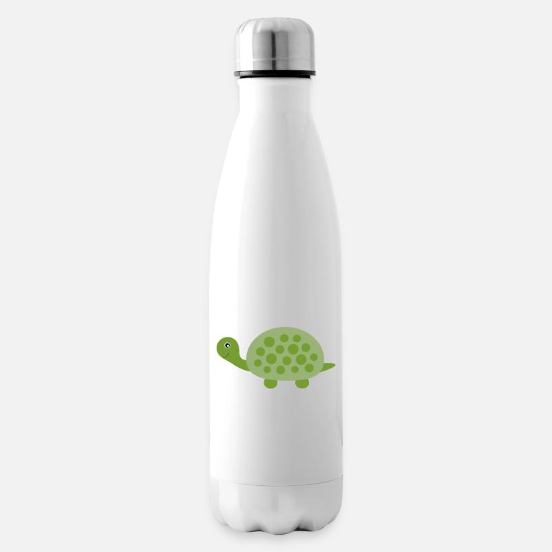 Schildkröten Schildkröten - Isolierflasche - Weiß