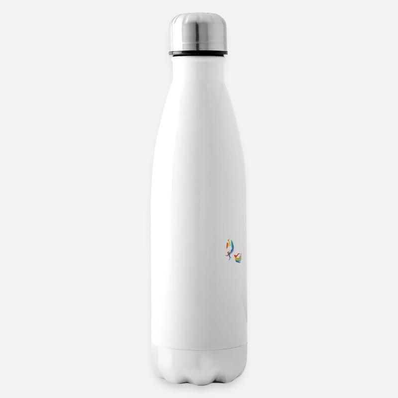 Evolution Unicorn that's the story - Insulated Water Bottle - white