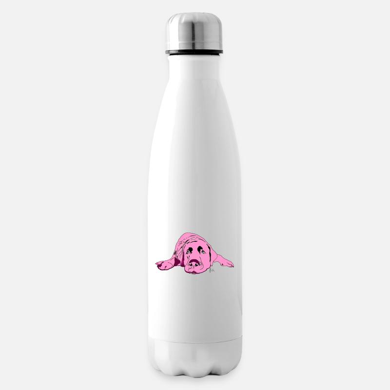 Labrador - Bouteille isotherme - blanc
