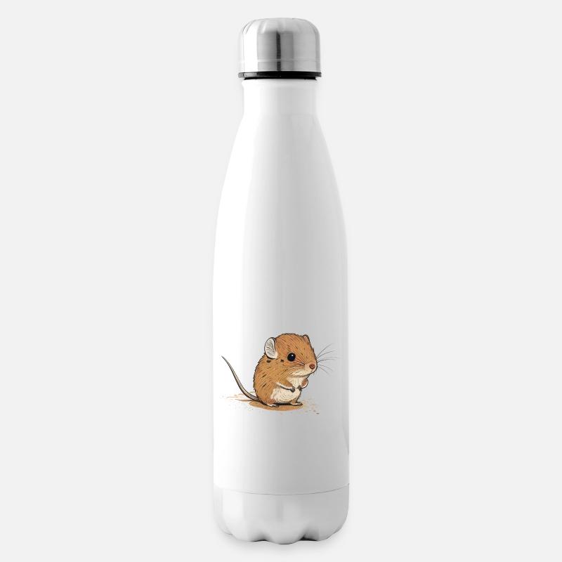 Musaraigne éléphant - Bouteille isotherme - blanc