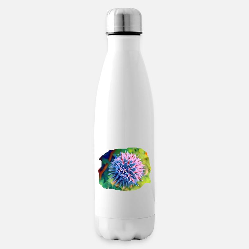 Fleur - Bouteille isotherme - blanc