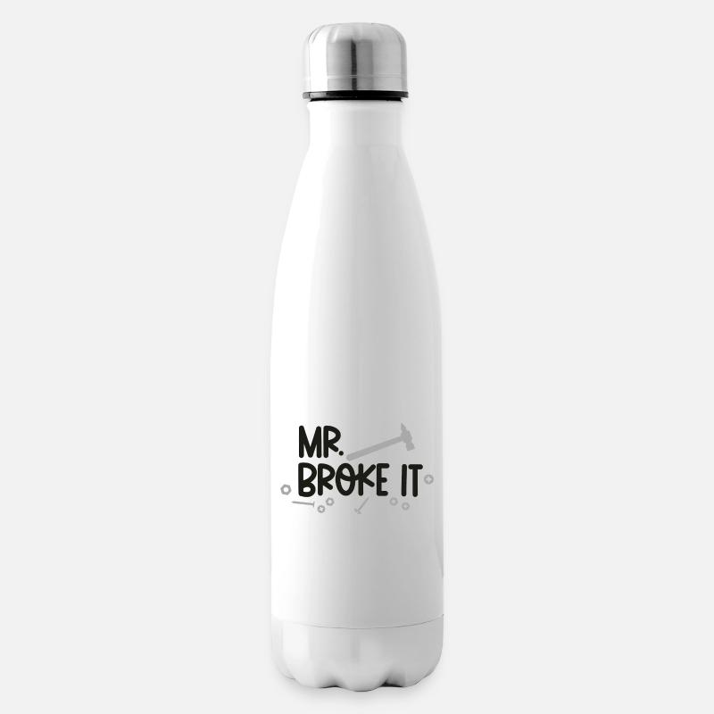 Der Unzerstörbare - Isolierflasche - Weiß