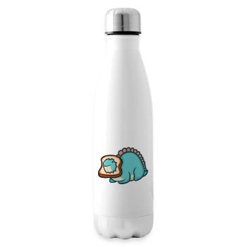 hugadino Brot Dino, süßer Dinosaurier - Isolierflasche - Weiß - Rechts