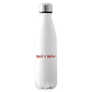 Rock n Roller Distressed - Insulated Water Bottle - white - Right