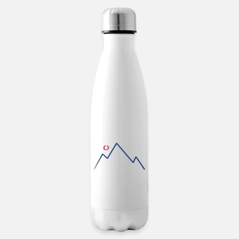 Soleil de montagne - Bouteille isotherme - blanc