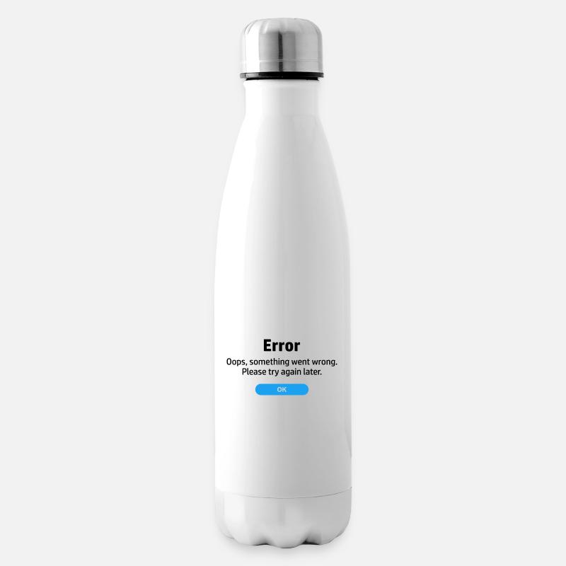 Fehler, etwas ist schiefgelaufen. Bitte versuchen - Isolierflasche - Weiß